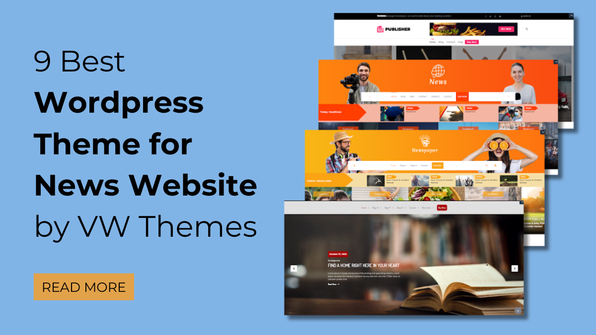 9 Best WordPress Theme for News Website by VW Themes